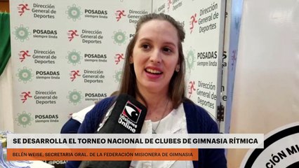 SE DESARROLLA EL TORNEO NACIONAL DE CLUBES DE GIMNASIA RÍTMICA