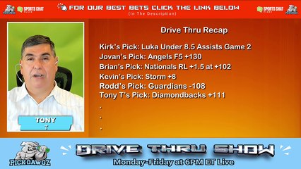Live Free MLB WNBA NBA Picks Drive Thru Show 6-7-2024