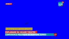 DIRECT -  Conférence Ousmane Sonko à l'esplanade du Grand Théâtre