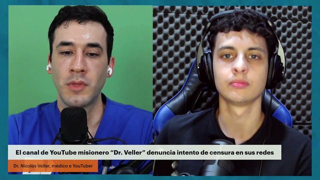 El canal de YouTube misionero “Dr. Veller” denuncia intento de censura en sus redes
