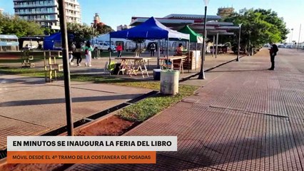 En minutos se inaugura la Feria del Libro en la Costanera de Posadas