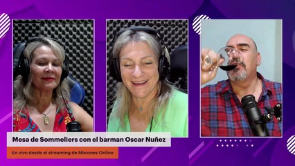 Mesa de Sommeliers con el barman Oscar Núñez