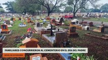 Posadas | Familiares concurrieron al cementerio en el Día del Padre