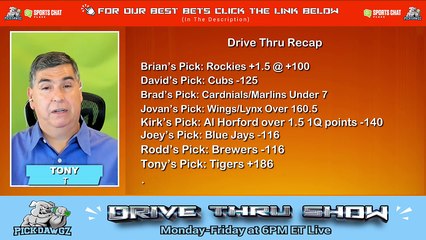 Live Free MLB NBA MLB Picks Drive Thru Show 6-17-2024