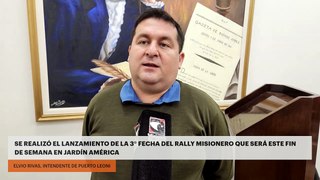 Se realizó el lanzamiento de la 3° Fecha del Rally Misionero que será este fin de semana en Jardín América