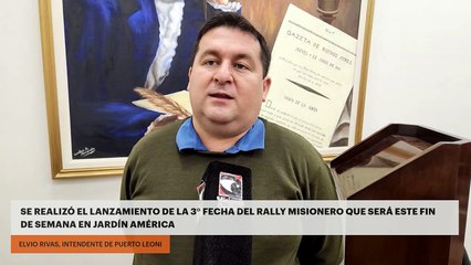 Se realizó el lanzamiento de la 3° Fecha del Rally Misionero que será este fin de semana en Jardín América