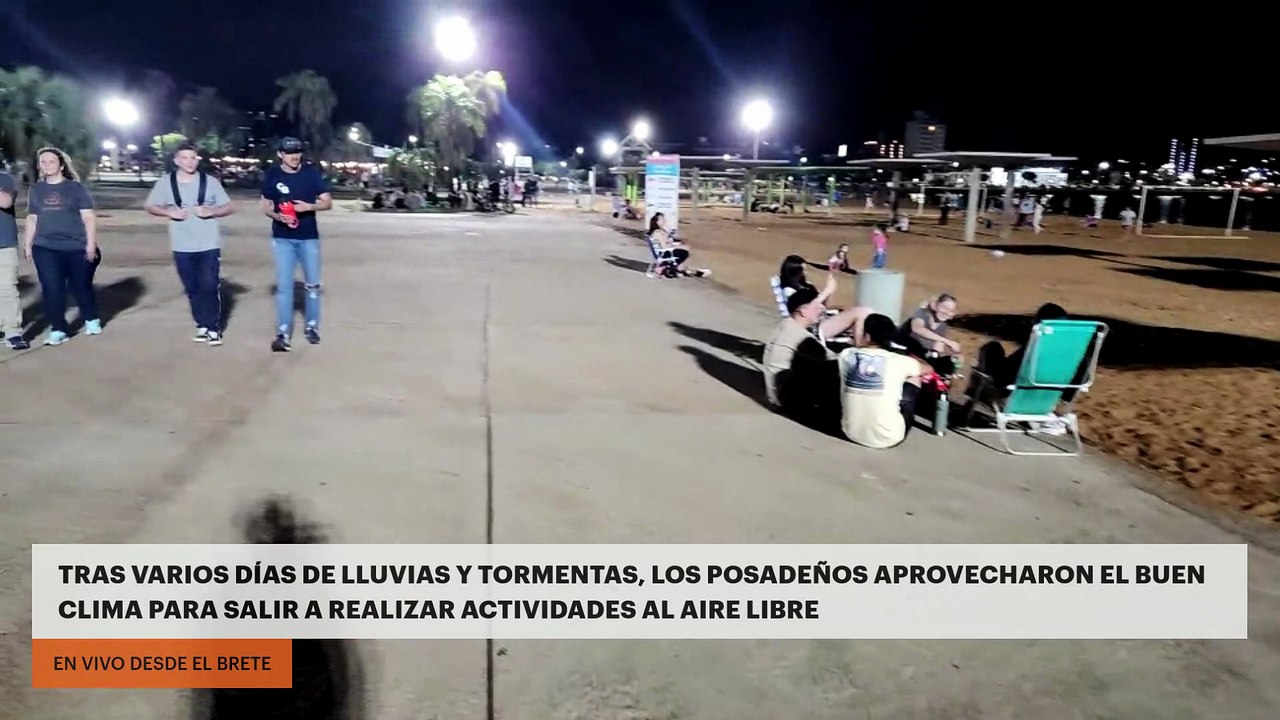 Posadas | Tras varios días de lluvias y tormentas, los posadeños aprovecharon el buen clima para salir a realizar actividades al aire libre