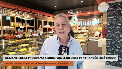 Se mantiene el programa Ahora Pan: El kilo del pan francés está $ 2000