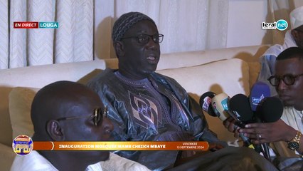 Direct: inauguration mosquée Mame Cheikh MBAYE