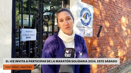 El ICE invita a participar de la maratón solidaria 2024, este sábado