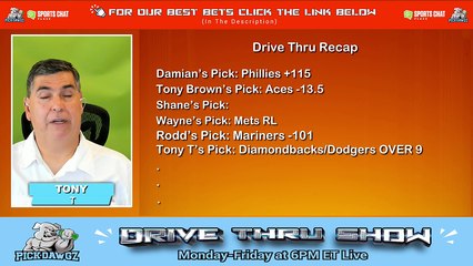 Live Free MLB WNBA Picks Drive Thru Show 7-2-2024