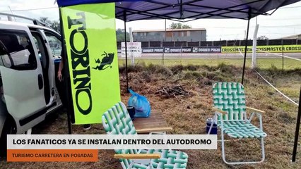 Turismo Carretera en Posadas: los fanáticos ya se instalan dentro del autódromo