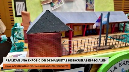 REALIZAN UNA EXPOSICIÓN DE MAQUETAS DE ESCUELAS ESPECIALES