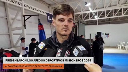 PRESENTARON LOS JUEGOS DEPORTIVOS MISIONEROS 2024