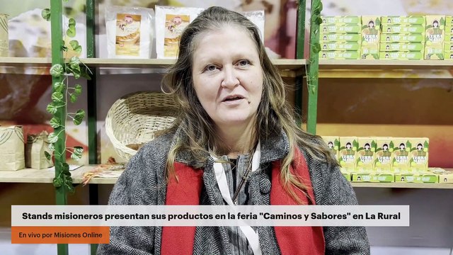 Stands misioneros presentan sus productos en la feria Caminos y Sabores en La Rural