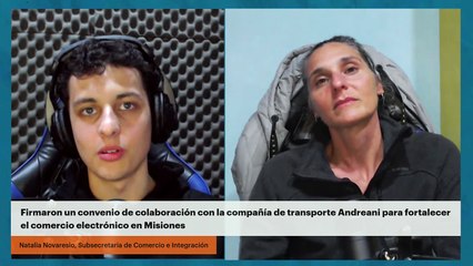 Firmaron un convenio de colaboración con la compañía de transporte Andreani para fortalecer el comercio electrónico en Misiones