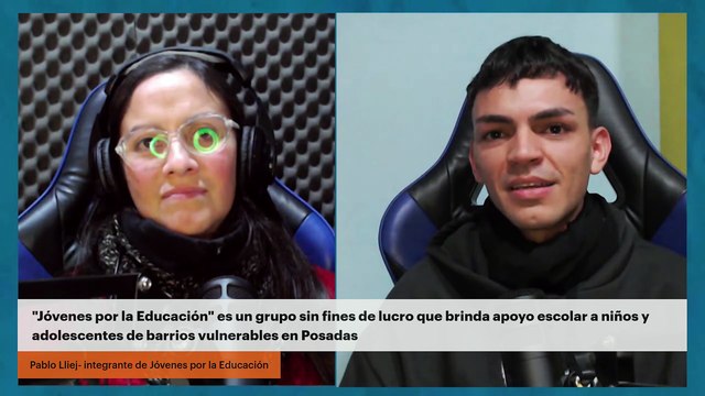 Jóvenes por la Educación es un grupo sin fines de lucro que brinda apoyo escolar a niños y adolescentes de barrios vulnerables en Posadas