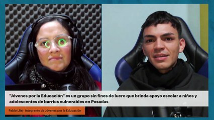 "Jóvenes por la Educación" es un grupo sin fines de lucro que brinda apoyo escolar a niños y adolescentes de barrios vulnerables en Posadas