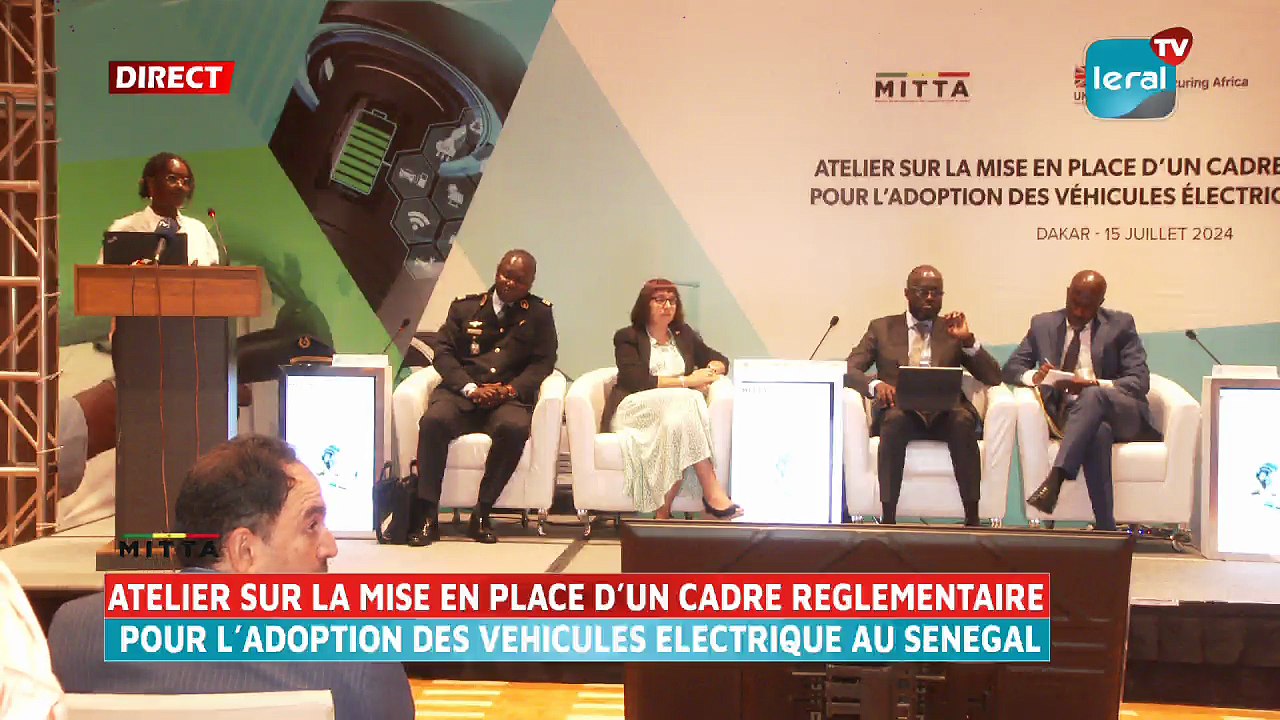 DIRECT: Atelier de mise en place d’un cadre réglementaire pour l’adoption des véhicules électriques au Sénégal