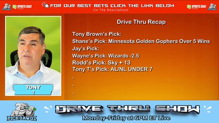 Live Free MLB WNBA NBA Picks Drive Thru Show 7-16-2024
