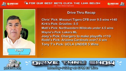 Live Free WNBA NBA NFL NCAAF Picks Drive Thru Show 7-17-2024