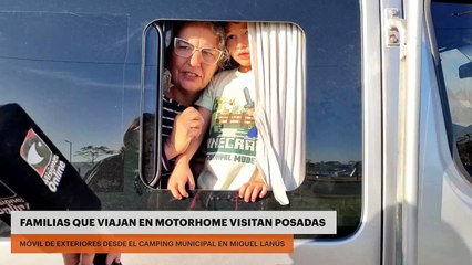 FAMILIAS QUE VIAJAN EN MOTORHOME VISITAN POSADAS