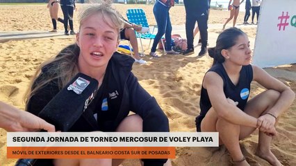 SEGUNDA JORNADA DE TORNEO MERCOSUR DE VOLEY PLAYA