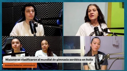 Misioneras clasificaron al mundial de gimnasia aeróbica en Italia