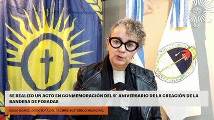 Se realizo un acto en conmemoración del 9` Aniversario de la creación de la bandera de Posadas