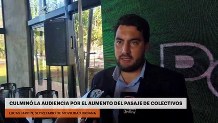 CULMINÓ LA AUDIENCIA POR EL AUMENTO DEL PASAJE DE COLECTIVOS