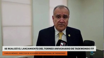 Se realizó el lanzamiento del Torneo Aniversario de Taekwondo ITF