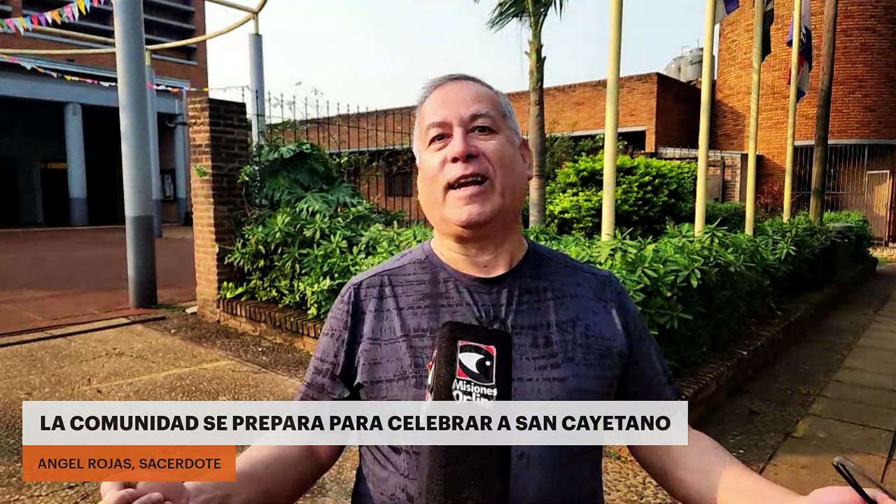 La comunidad se prepara para celebrar a San Cayetano