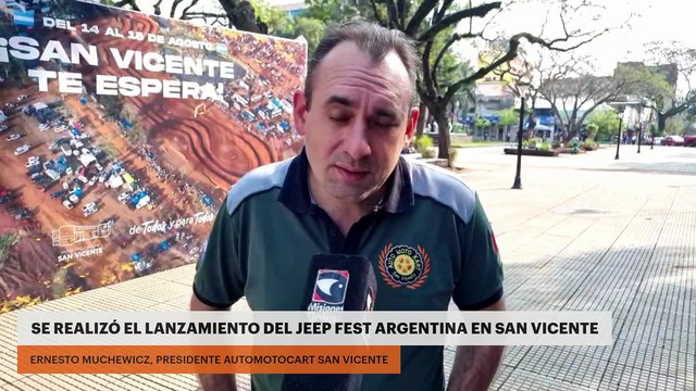 Se realizó el lanzamiento del Jeep Fest Argentina en San Vicente