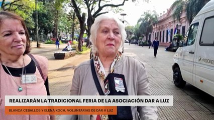 Realizarán la tradicional feria de la asociación Dar a Luz