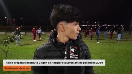 Así se prepara el Instituto Virgen de Itatí para la Estudiantina posadeña 2024
