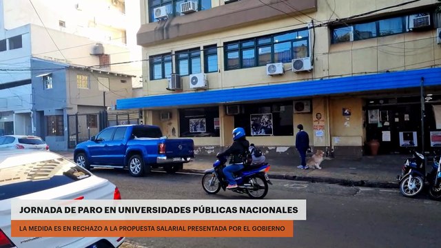 JORNADA DE PARO EN UNIVERSIDADES PÚBLICAS NACIONALES