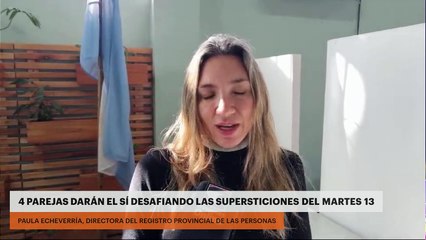 MISIONES: 4 PAREJAS DARÁN EL SÍ DESAFIANDO LAS SUPERSTICIONES DEL MARTES 13