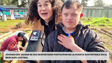 JÓVENES DEL HOGAR DE DÍA DESPERTARES PARTICIPAN DE LA HUERTA SUSTENTABLE EN EL MERCADO CENTRAL