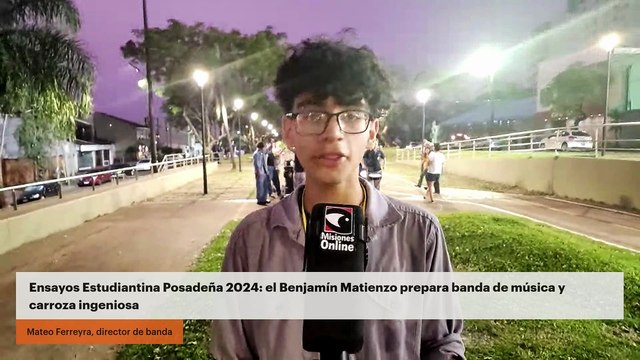 Ensayos Estudiantina Posadeña 2024: el Benjamín Matienzo prepara banda de música y carroza ingeniosa