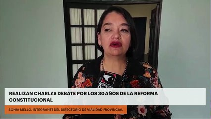REALIZAN CHARLAS DEBATE POR LOS 30 AÑOS DE LA REFORMA CONSTITUCIONAL