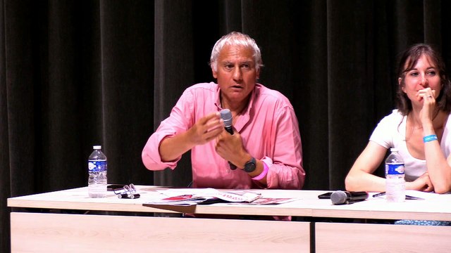 Aurélie Trouvé et Fréderic Boccara à l'université d'été du PCF #Montpellier #UEPCF2024