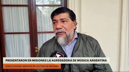 PRESENTARON EN MISIONES LA AGREGADORA DE MÚSICA ARGENTINA