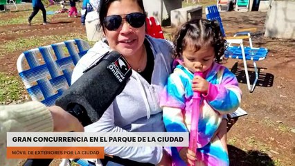 Posadas: Gran concurrencia en el Parque de la Ciudad