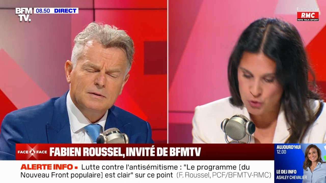 Fabien Roussel invité de BFMTV