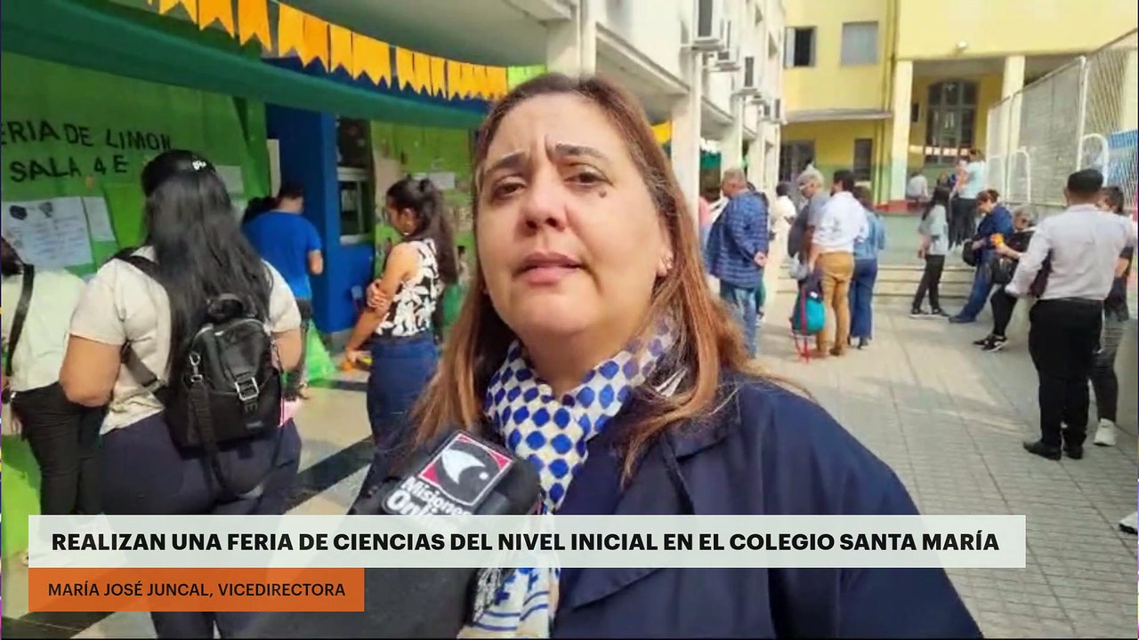 REALIZAN UNA FERIA DE CIENCIAS DEL NIVEL INICIAL EN EL COLEGIO SANTA MARÍA