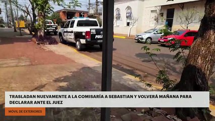 Caso Kiczka | Trasladan nuevamente a la comisaría a Sebastian y volverá mañana para declarar ante el juez