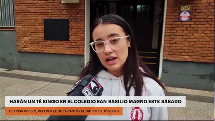 HARÁN UN TÉ BINGO EN EL COLEGIO SAN BASILIO MAGNO ESTE SÁBADO