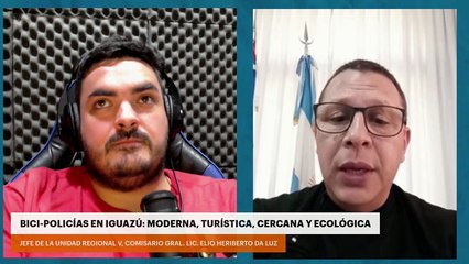 Bici-Policías en Iguazú: Moderna, turística, cercana y ecológica