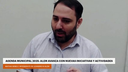 Agenda municipal 2025: Alem avanza con nuevas iniciativas y actividades