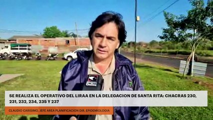 SE REALIZA EL OPERATIVO DEL LIRAA EN LA DELEGACION DE SANTA RITA: CH 232, 234, 235,231, 230 Y 237